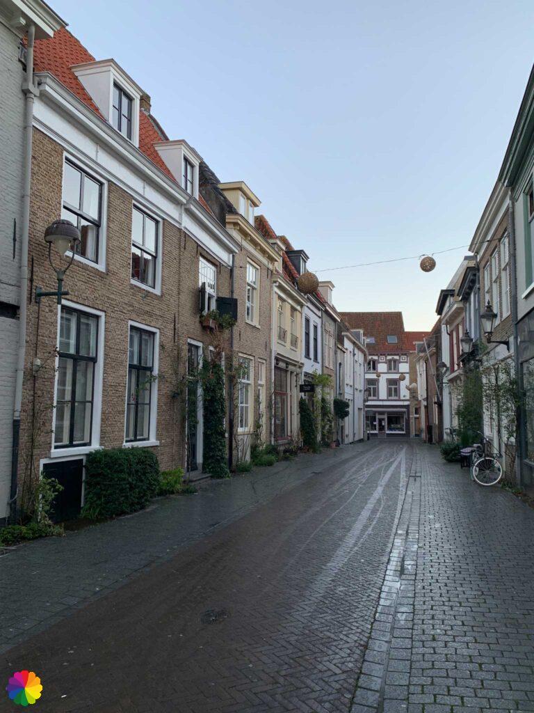 Little street in Bergen op Zoom