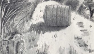 Sketch Poederoijensehoek Jorden trail