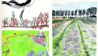 Wandelkaartje Zuiderwaterliniepad: Prinsenbeek - Terheijden